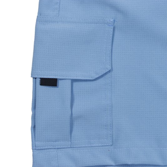Bermuda Plano C. Shorts Cargo Ripstop Logo Azul