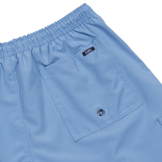 Bermuda Plano C. Shorts Cargo Ripstop Logo Azul