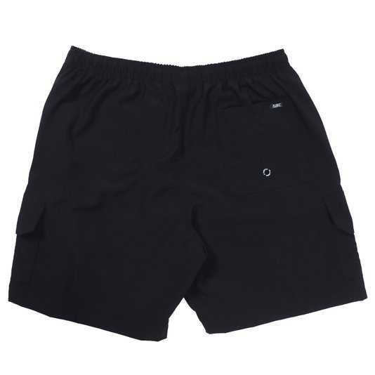 Bermuda Plano C. Shorts Cargo Ripstop Logo Preto