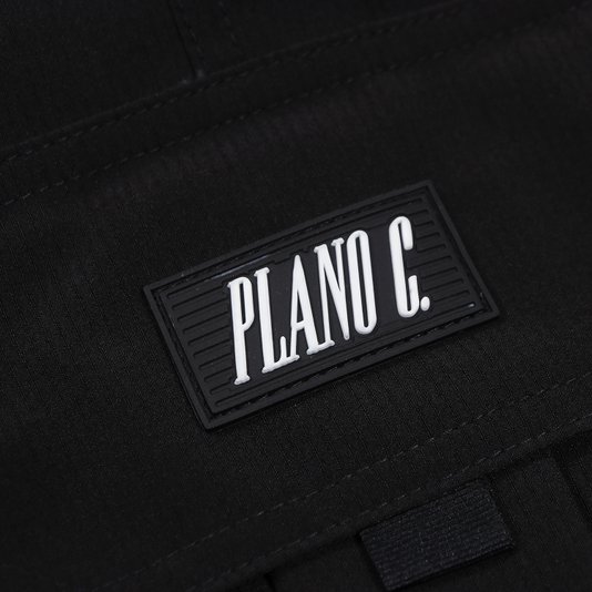Bermuda Plano C. Shorts Cargo Ripstop Logo Preto