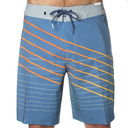 Bermuda Quiksilver Highline Shibori Slash Azul/Amarelo