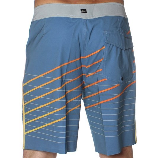 Bermuda Quiksilver Highline Shibori Slash Azul/Amarelo