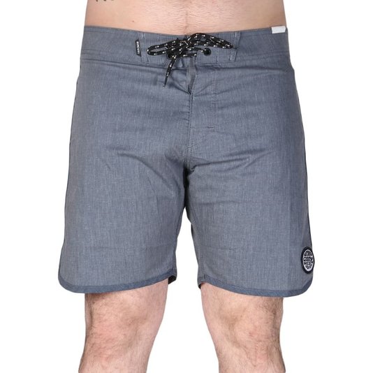 Bermuda Rip Curl Color Washed Scall Cinza Mescla Escuro