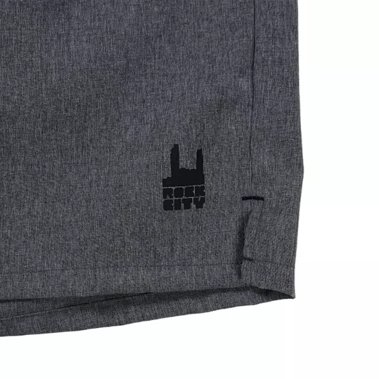 Bermuda Rock City Apparel Brand Co Elástico Cinza