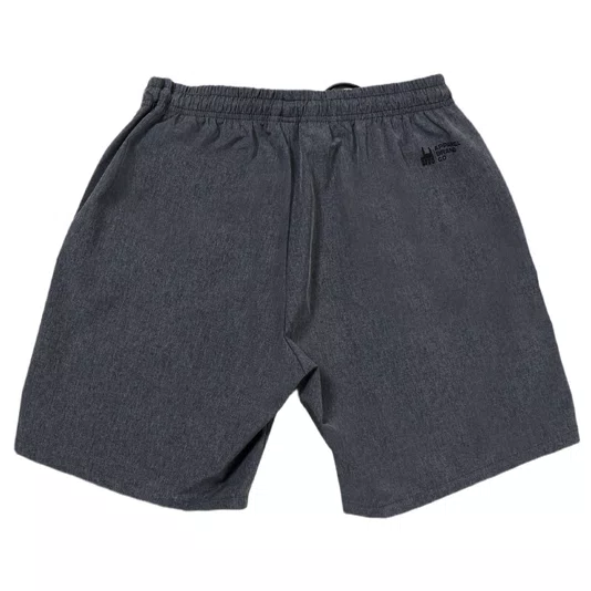 Bermuda Rock City Apparel Brand Co Elástico Cinza