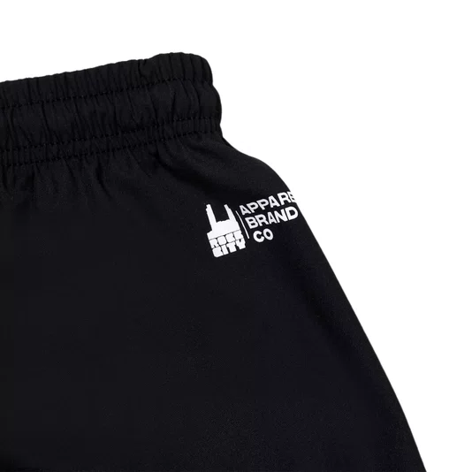 Bermuda Rock City Apparel Brand Co Elástico Preto