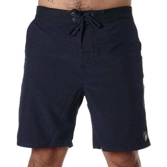 Bermuda Rock City Boardshort Basic Azul Marinho