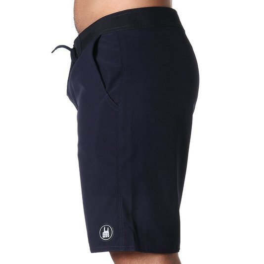 Bermuda Rock City Boardshort Basic Azul Marinho