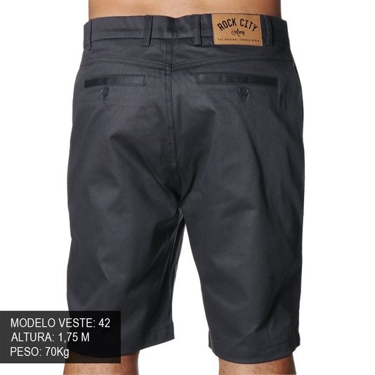 Bermuda Rock City Sarja Tailor Grafite