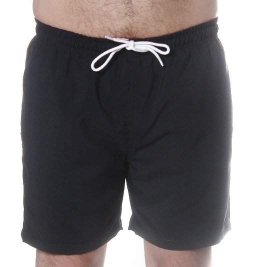 Bermuda Rock City Shorts Básica Azul Marinho