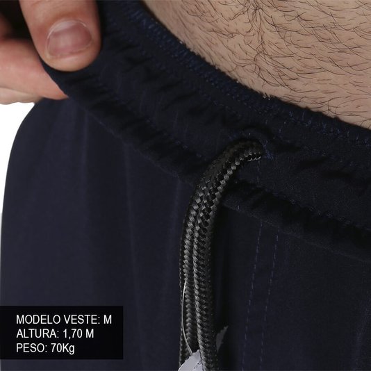 Bermuda Rock City Shorts Liso Summer 21 Azul Marinho