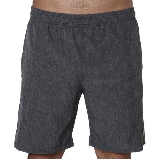Bermuda Rock City Shorts Liso Summer 21 Cinza Mescla