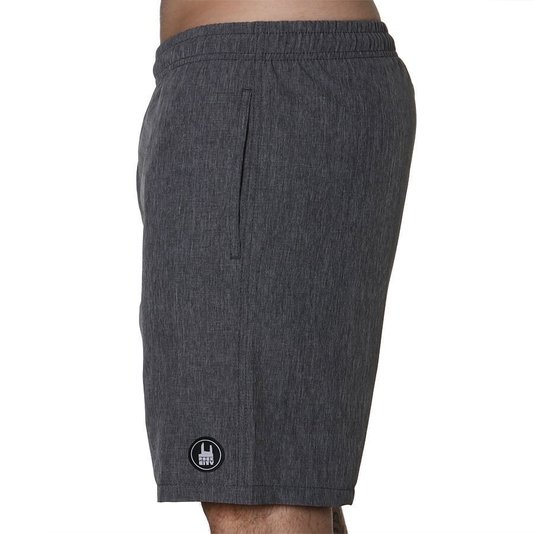 Bermuda Rock City Shorts Liso Summer 21 Cinza Mescla