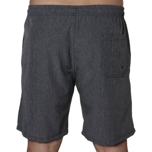Bermuda Rock City Shorts Liso Summer 21 Cinza Mescla