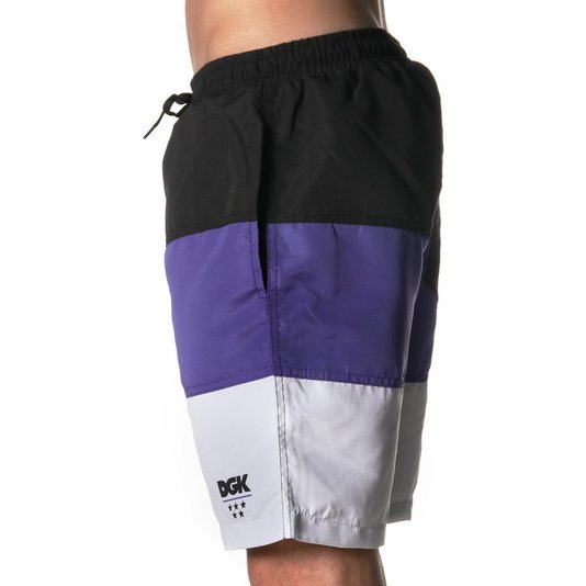 Bermuda Shorts DGK Arena Preto/Roxo