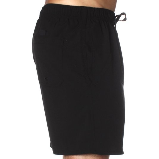 Bermuda Shorts Rock City Logo Preto/Cinza