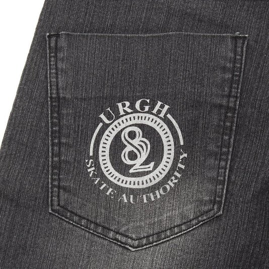 Bermuda Urgh Jeans Infantil Preto
