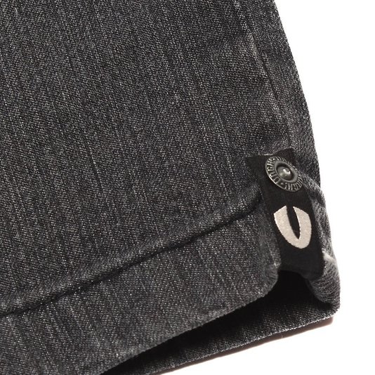 Bermuda Urgh Jeans Infantil Preto