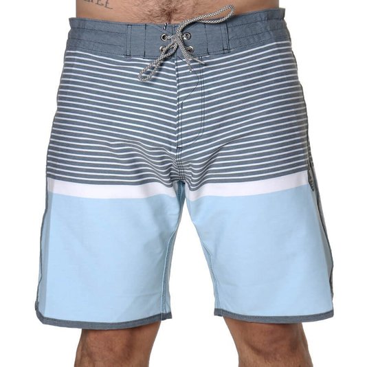 Bermuda Vissla Worlds Best Banho Azul/Cinza
