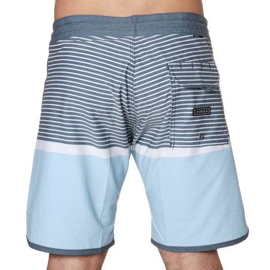 Bermuda Vissla Worlds Best Banho Azul/Cinza