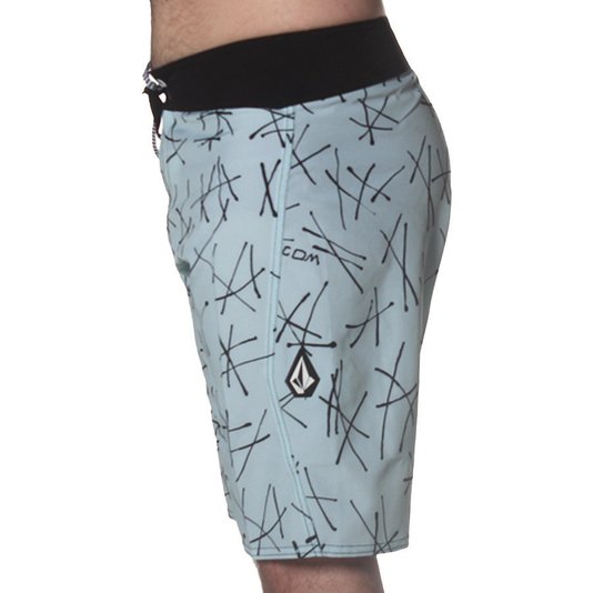 Bermuda Volcom Crossed Up Azul