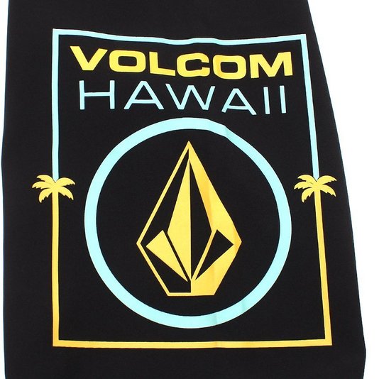 Bermuda Volcom Hawaii Infantil Preto