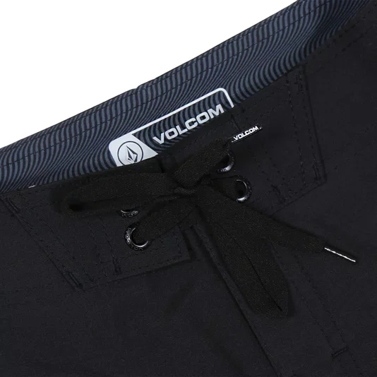 Bermuda Volcom Lido Solid Juvenil Preto