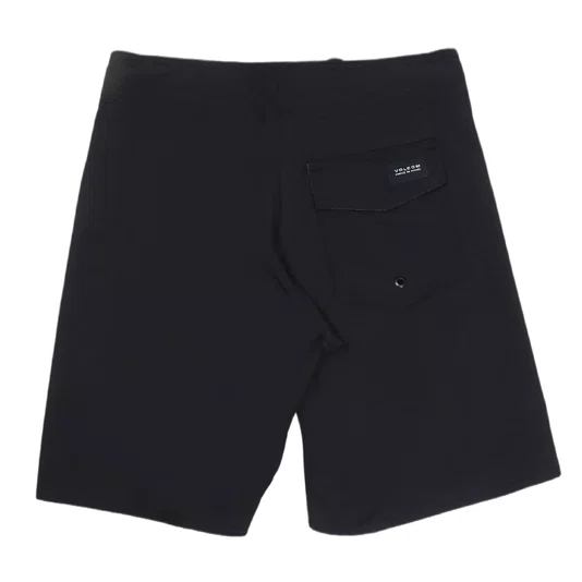 Bermuda Volcom Lido Solid Juvenil Preto