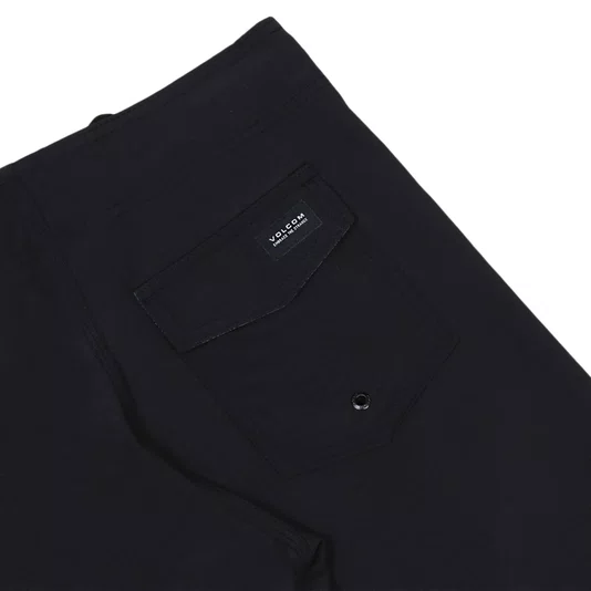Bermuda Volcom Lido Solid Juvenil Preto