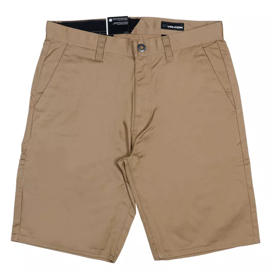 Bermuda Volcom Walk Frickin Chino Khaki