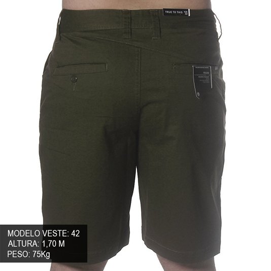 Bermuda Volcom Walk Frickin LTWT Verde Musgo