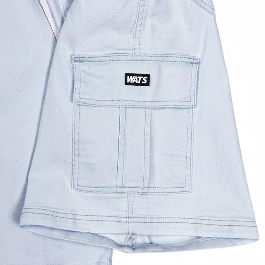 Bermuda Wats Jeans Cargo Jeans Claro