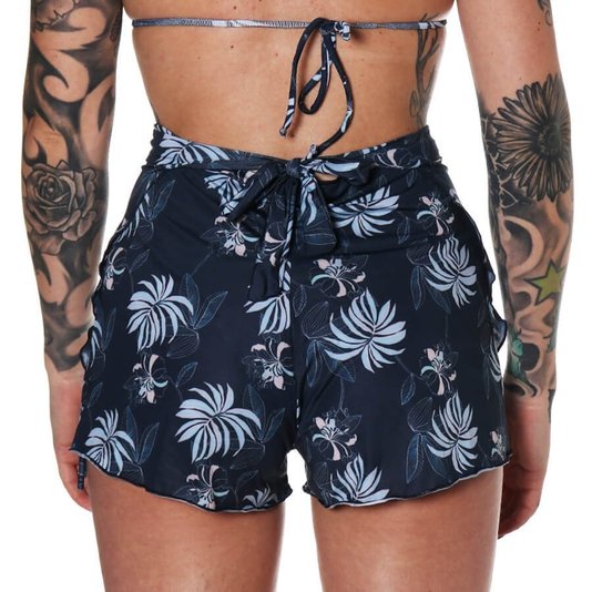 Biquini Hang Loose Triquini + Shorts Azul Marinho/Floral