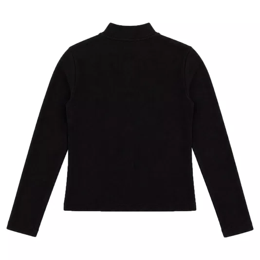 Blusa Child M/L Feminina Label Preto