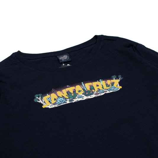 Blusa Santa Cruz M/L Desert Strip Feminina Preto