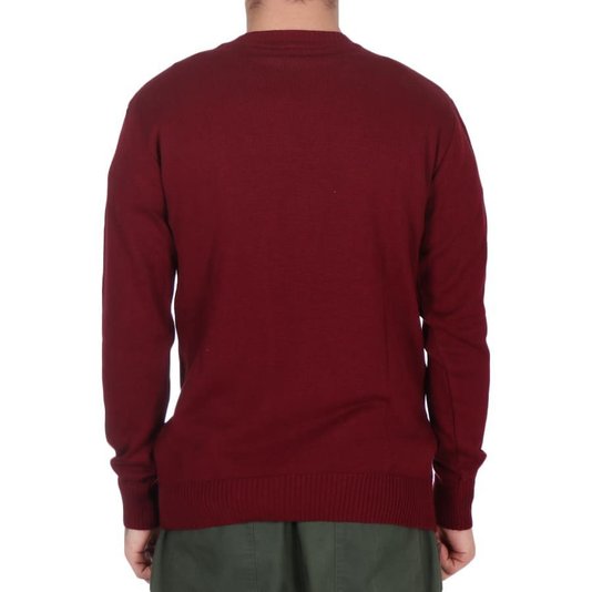 Blusa Volcom Tricot Classic Stone Bordo