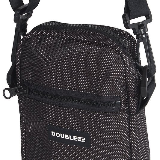 Bolsa Dougle-G Shoulder Bag Perfurada Preto