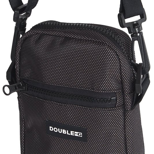 Bolsa Dougle-G Shoulder Bag Perfurada Preto