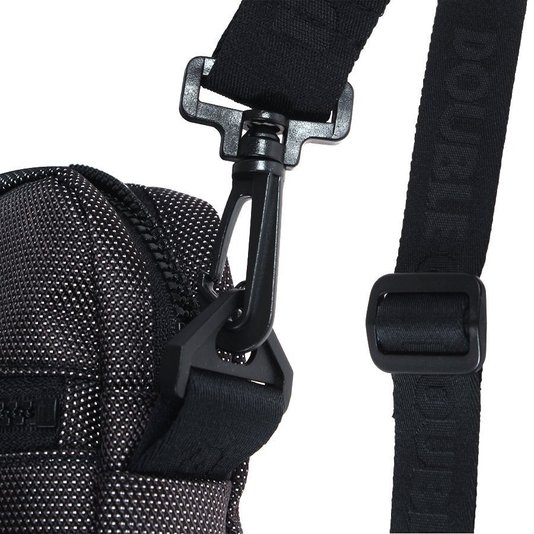 Bolsa Dougle-G Shoulder Bag Perfurada Preto