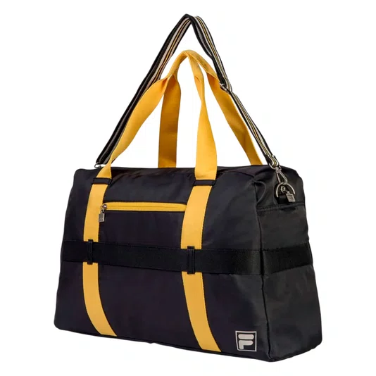 Bolsa Fila Social Club Preto/Amarelo