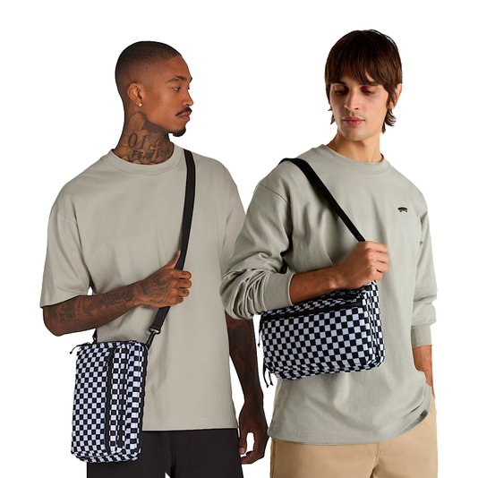 Bolsa Vans Bail Convertible Crossbody Preto/Branco