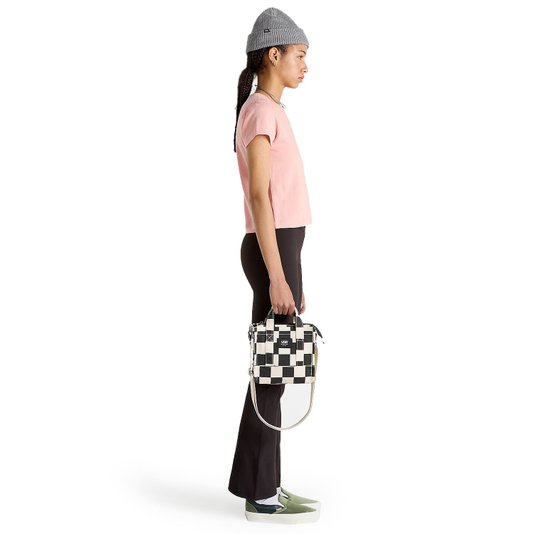 Bolsa Vans Lil Pergs Tote Bag Checkerboard Bege/Preto