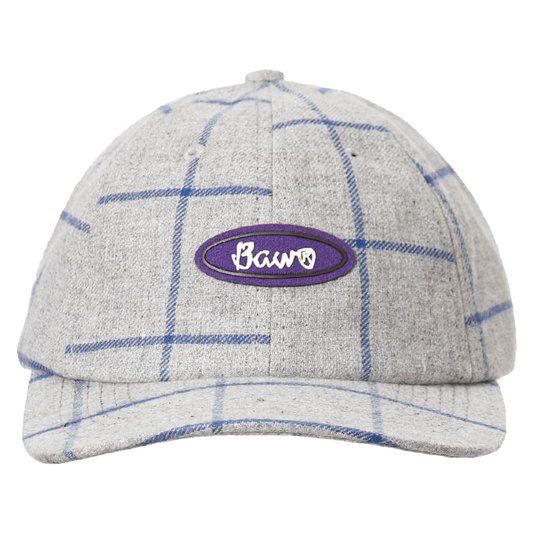 Boné Baw Dad Hat Plaid Cinza