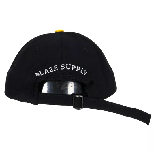 Boné Blaze Dad Hat Pipe 1 Preto/Amarelo