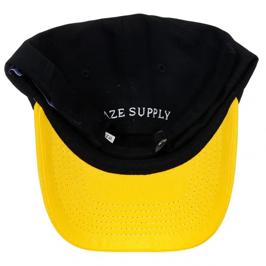 Boné Blaze Dad Hat Pipe 1 Preto/Amarelo