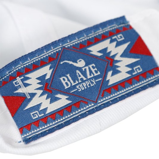 Boné Blaze Supply Dad Hat Pipe Branco