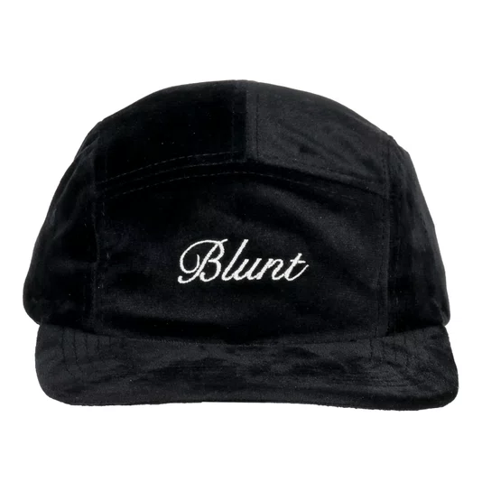 Boné Blunt Five Panel Velvet Preto