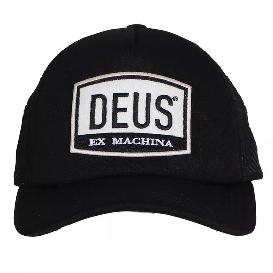 Boné Deus Ex Machina Trucker Moretown Preto
