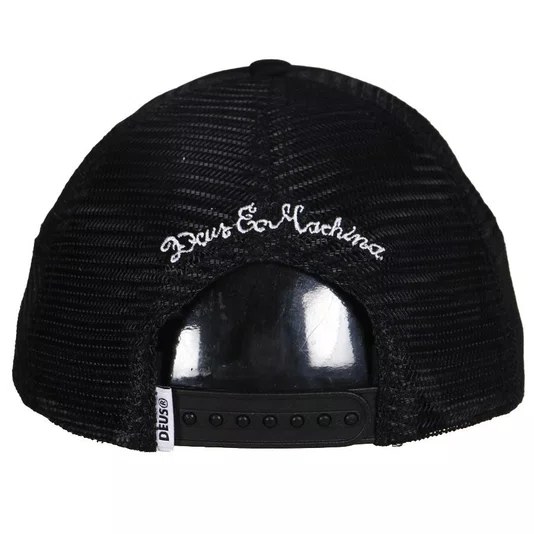 Boné Deus Ex Machina Trucker Moretown Preto