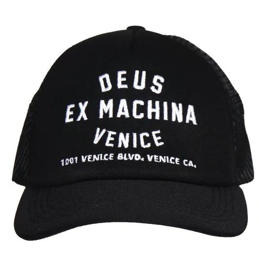 Boné Deus Ex Machina Trucker Venice Address Preto